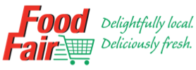 A theme logo of Food Fair Market